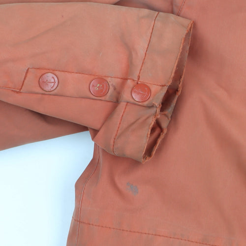 Seasalt Cornwall Women’s Orange Hooded Encompass Coat Size 8