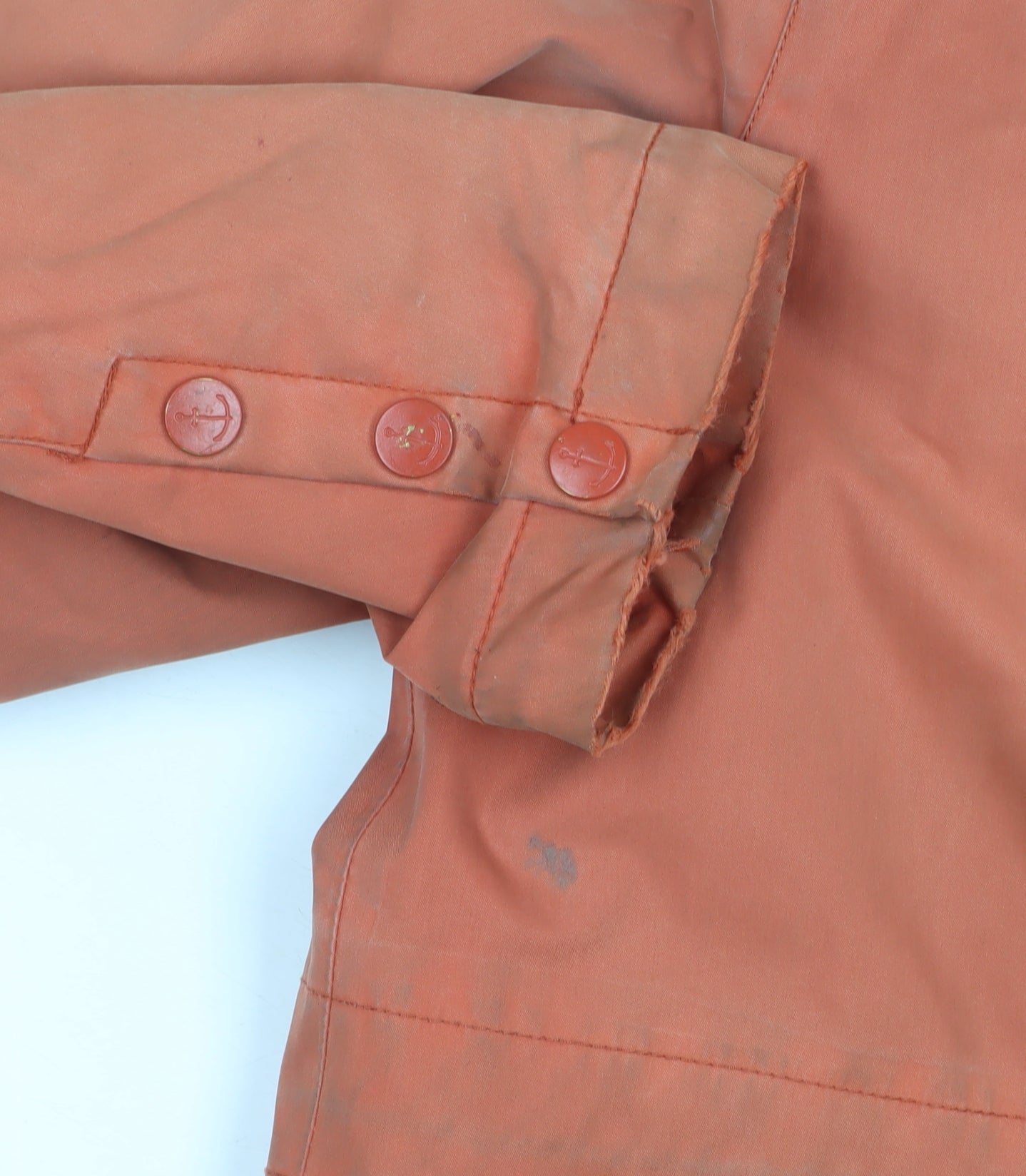 Seasalt Cornwall Women’s Orange Hooded Encompass Coat Size 8