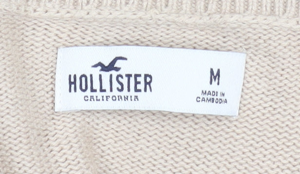 Hollister Womens Multicoloured Knit V-Neck Button Cardigan M
