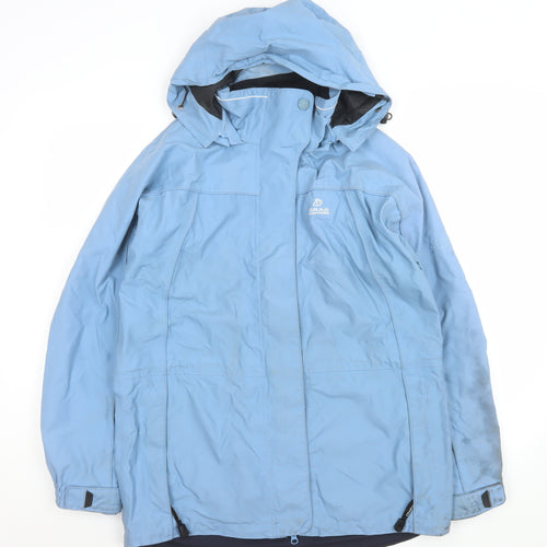 Craghoppers Women Blue Waterproof Parka Jacket UK 12