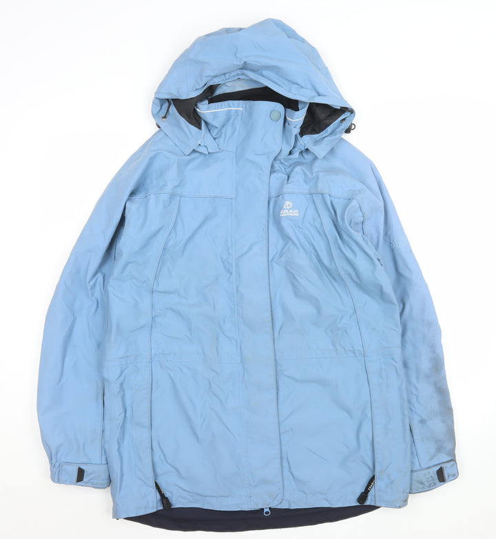 Craghoppers Women Blue Waterproof Parka Jacket UK 12