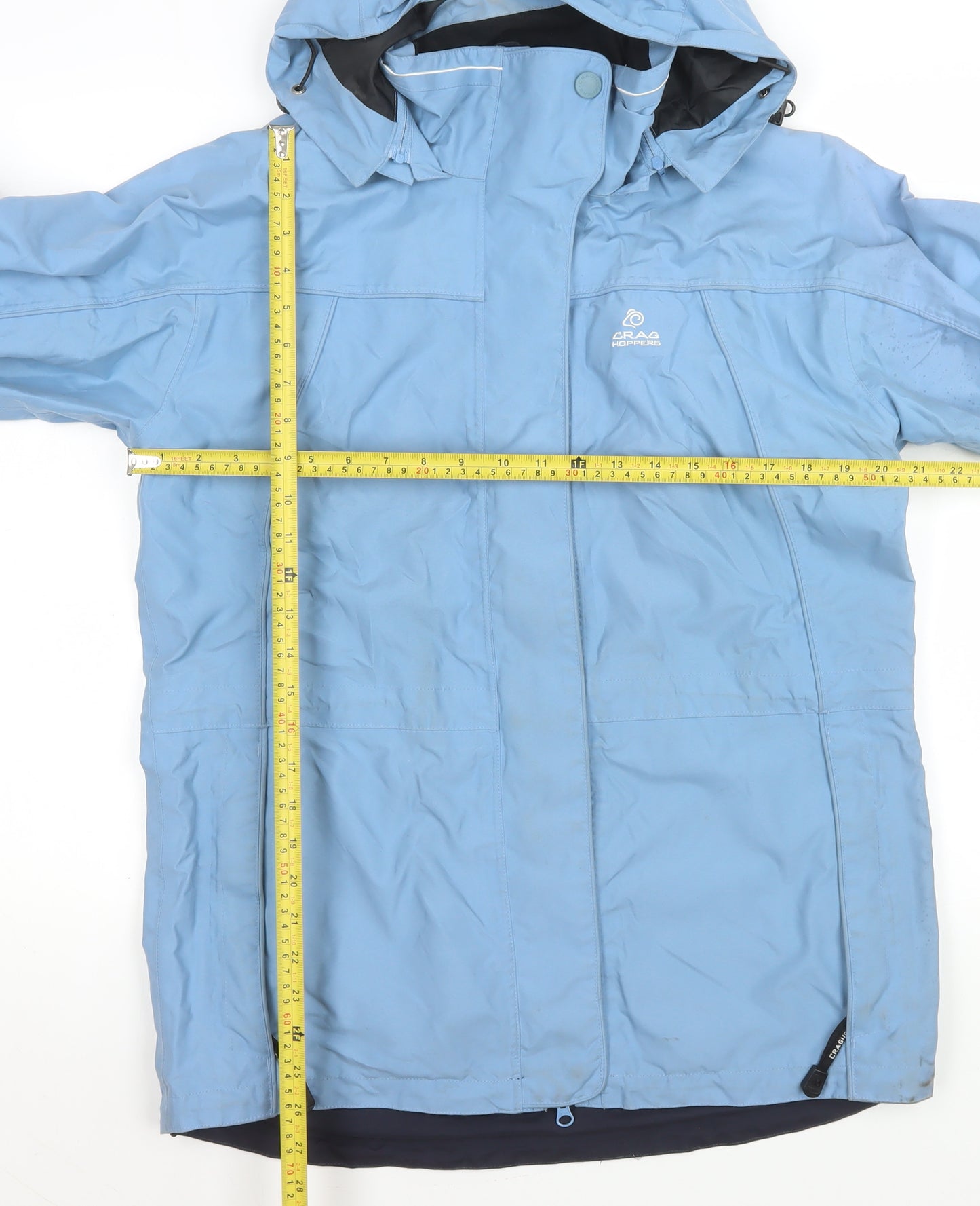 Craghoppers Women Blue Waterproof Parka Jacket UK 12