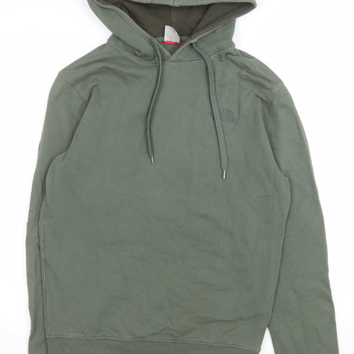 The North Face Men's Green Pullover Hoodie XS Regular Fit