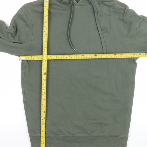 The North Face Men's Green Pullover Hoodie XS Regular Fit