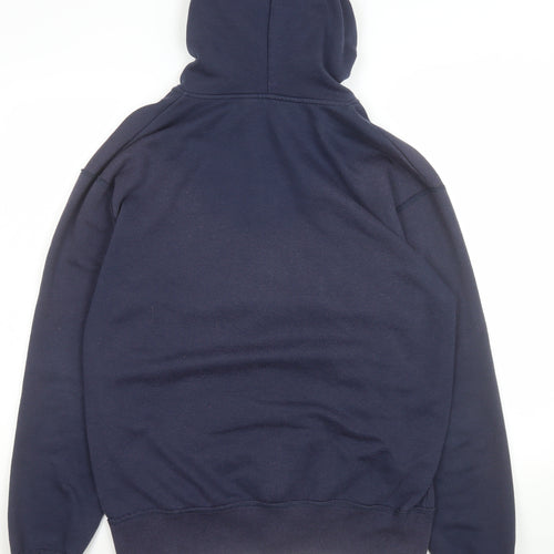Derby County FC Men's Blue Hooded Full Zip Jacket Size M