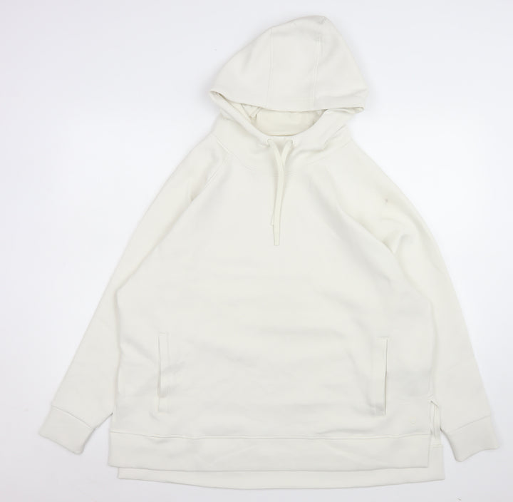 Marks and Spencer Men’s Ivory Pullover Hoodie Large Knit