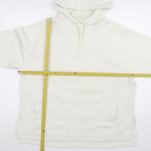 Marks and Spencer Men’s Ivory Pullover Hoodie Large Knit