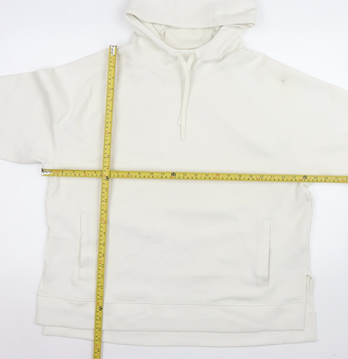Marks and Spencer Men’s Ivory Pullover Hoodie Large Knit