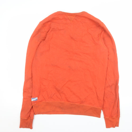 Scotch & Soda Womens Orange Cotton Pullover Sweatshirt Size S