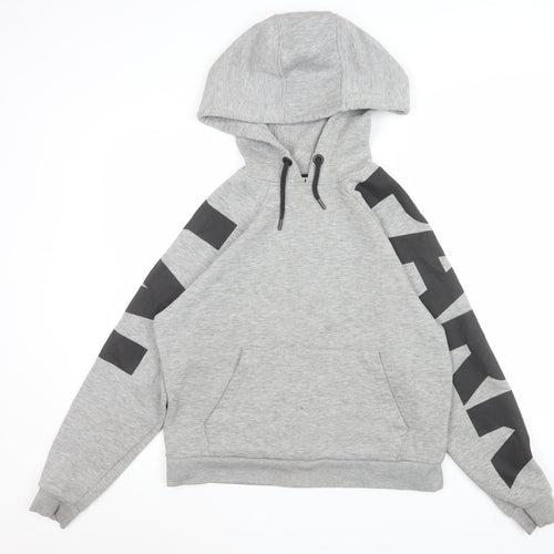 Ivy Park Womens Grey Hoodie, Size M, Logo Print, Casual Style