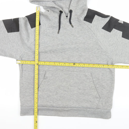 Ivy Park Womens Grey Hoodie, Size M, Logo Print, Casual Style