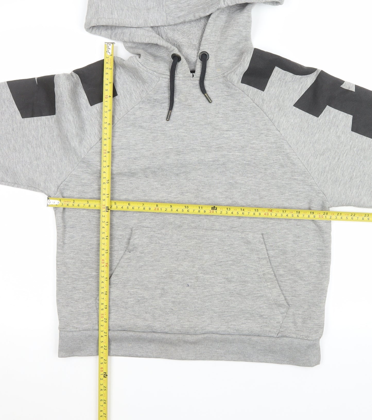 Ivy Park Womens Grey Hoodie, Size M, Logo Print, Casual Style