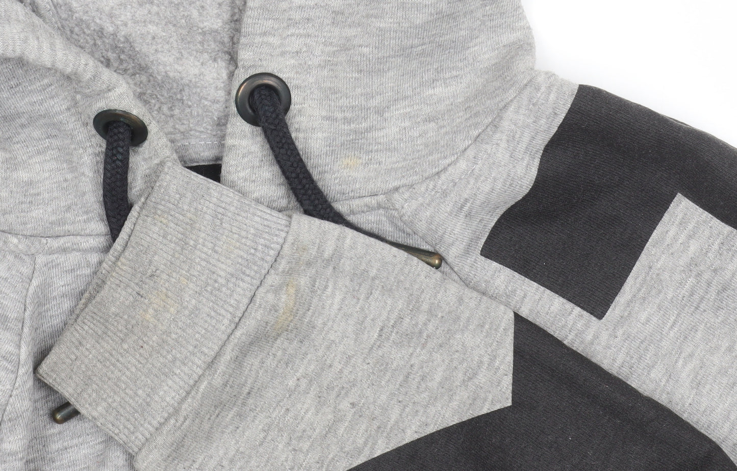 Ivy Park Womens Grey Hoodie, Size M, Logo Print, Casual Style