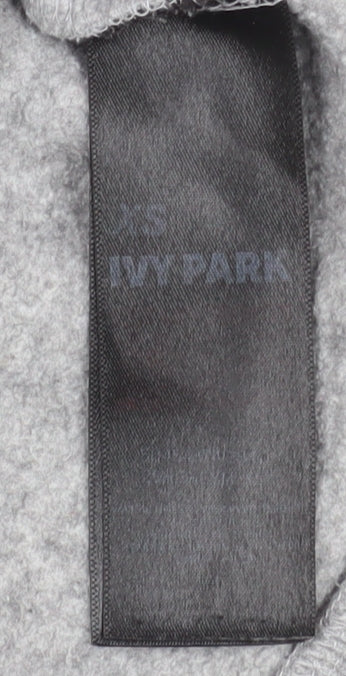 Ivy Park Womens Grey Hoodie, Size M, Logo Print, Casual Style