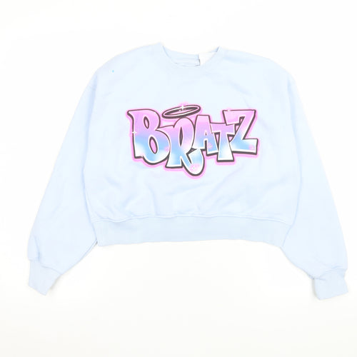Zara Girls Blue Bratz Graphic Pullover Sweatshirt 11-12 Years