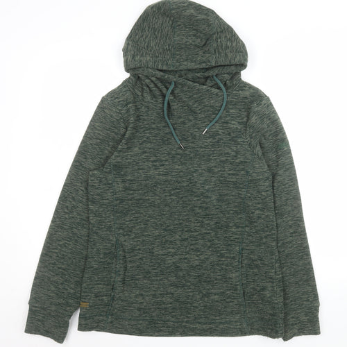Regatta Great Outdoors Women's Green Pullover Hoodie UK 12 Polyester