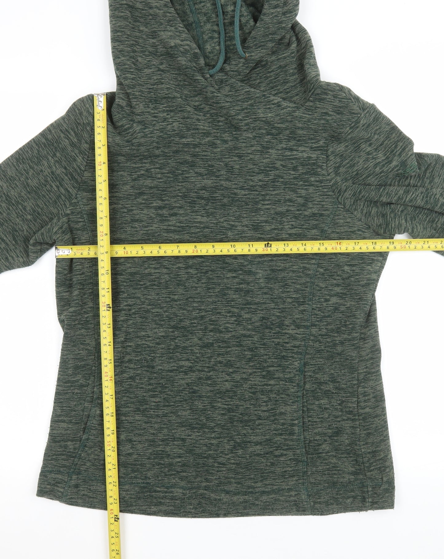Regatta Great Outdoors Women's Green Pullover Hoodie UK 12 Polyester