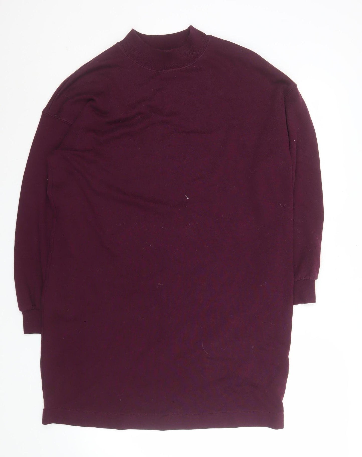 GAP Men's Purple Long Sleeve Crew Neck Cotton Blend T-Shirt Size M