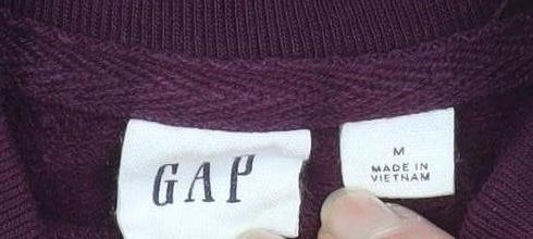 GAP Men's Purple Long Sleeve Crew Neck Cotton Blend T-Shirt Size M