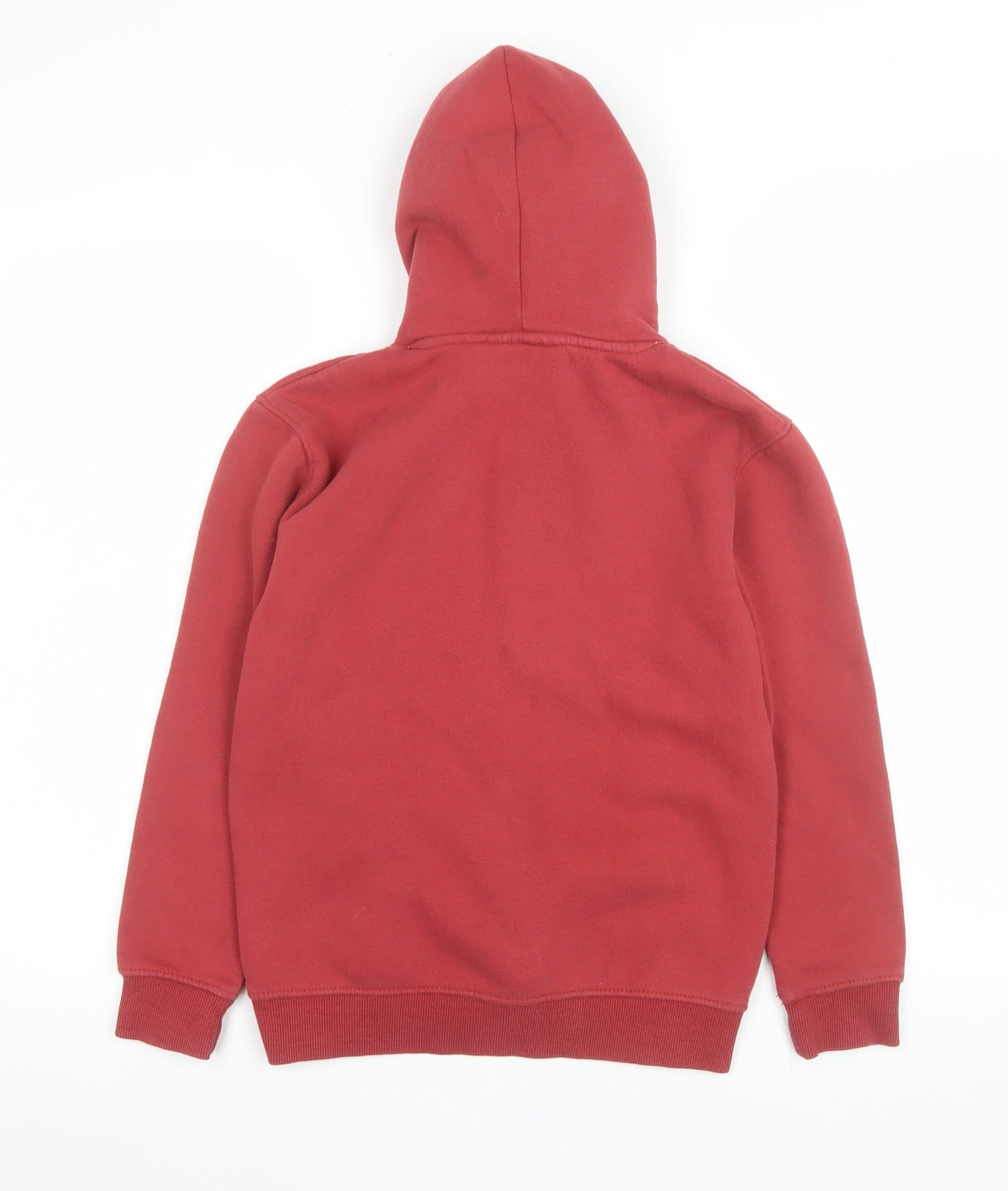 MFC Boys Red Pullover Hoodie 9-10 Years Football Logo Fleece Sweatshirt