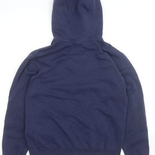 Nike Men's Blue Full Zip Hooded Fleece Jacket Size S
