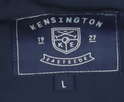 Kensington Eastside Women's Blue Quilted Padded Waistcoat Size L