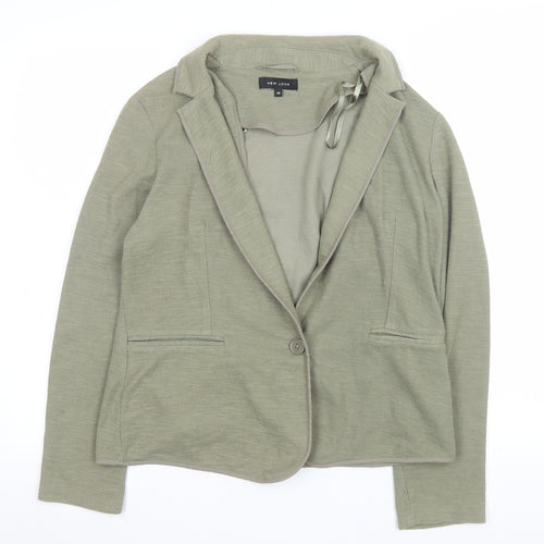 New Look Women’s Green Size 10 Regular Blazer Jacket