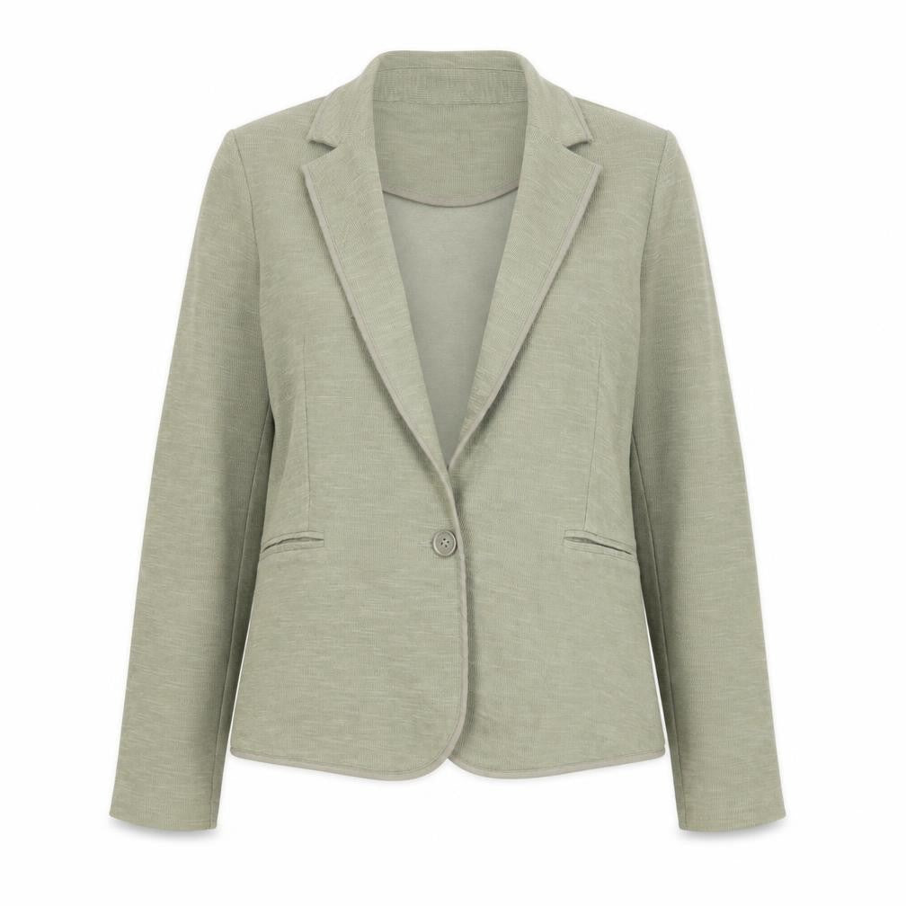 Front view of New Look Women’s Green, size UK 10, Regular Blazer Jacket
