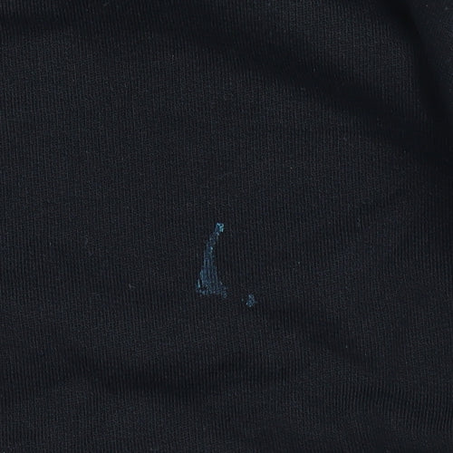 Zara Woman Black Graphic Print Pullover Hoodie Size S