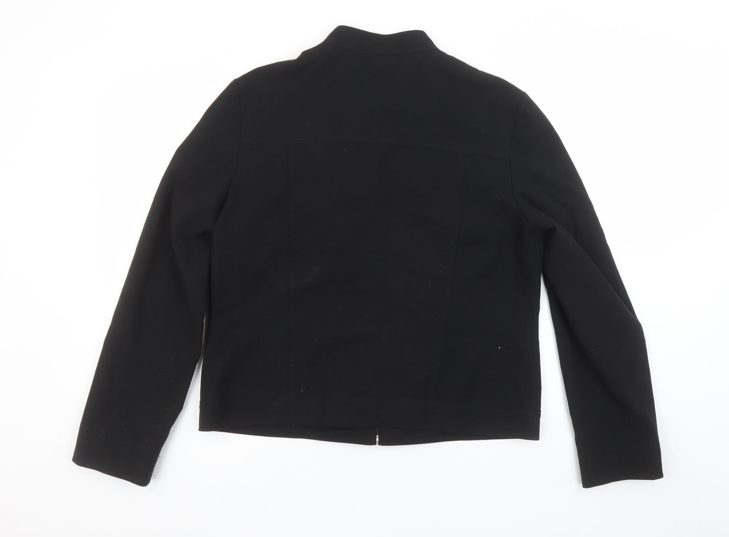 Marks and Spencer Women’s Black Size 14 Classic Zip Jacket