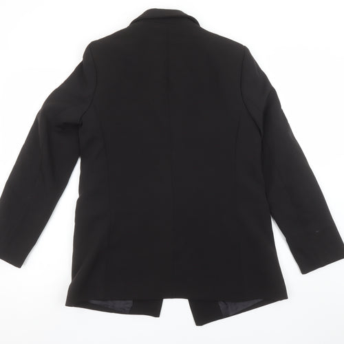 New Look Women Black Size 12 Slim Fit Single-Breasted Blazer