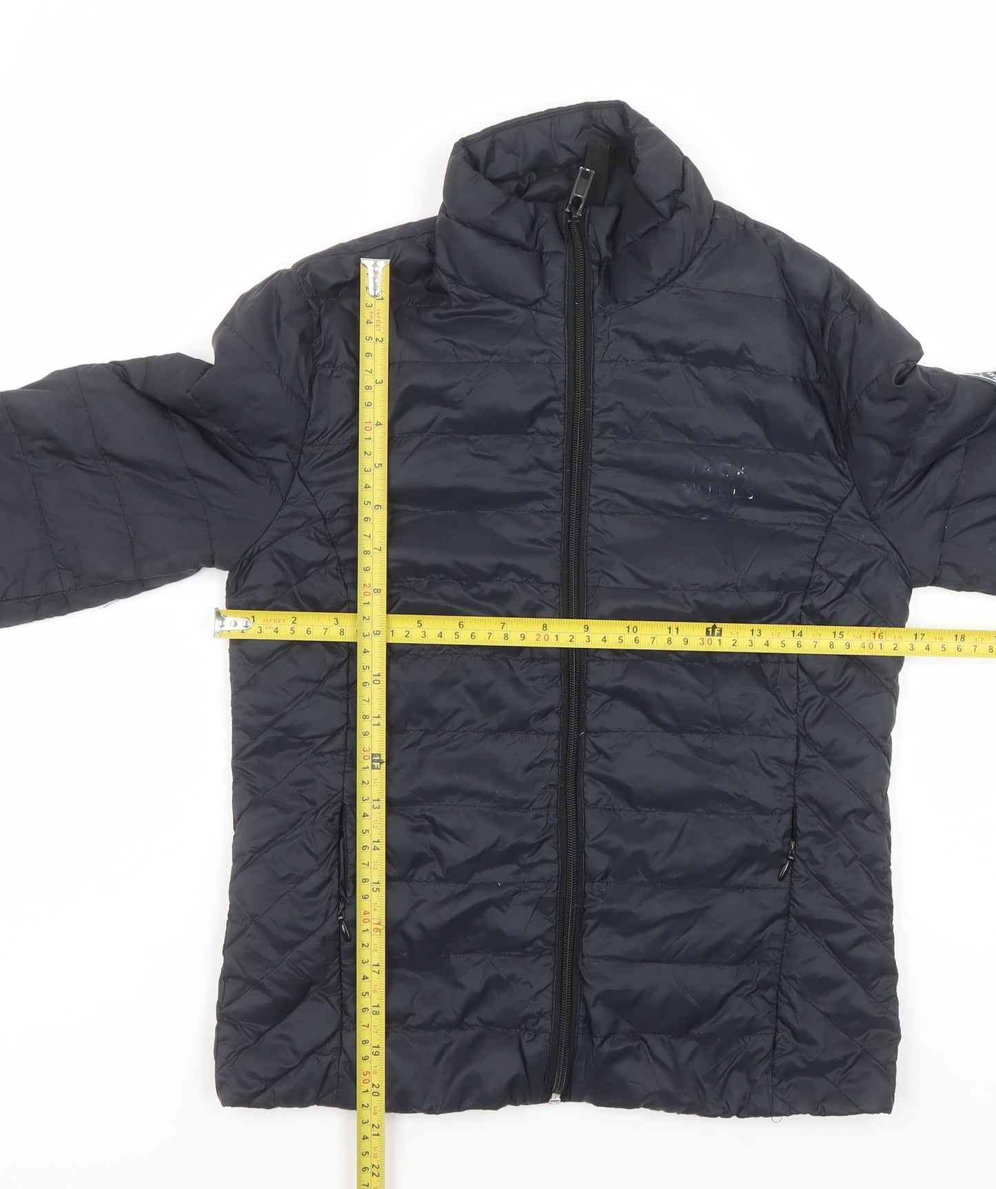 Jack Wills Women's Blue Size 8 Puffer Jacket Lightweight Quilted Coat