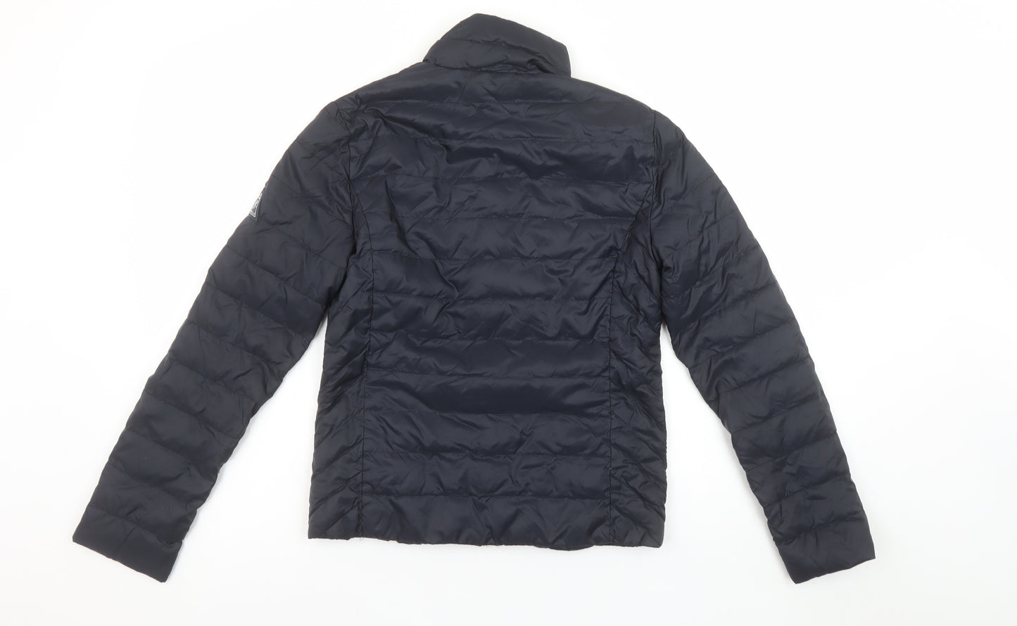 Jack Wills Women's Blue Size 8 Puffer Jacket Lightweight Quilted Coat
