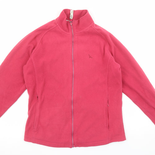 Hawkhead Women's Pink Fleece Full Zip Jacket Size 14