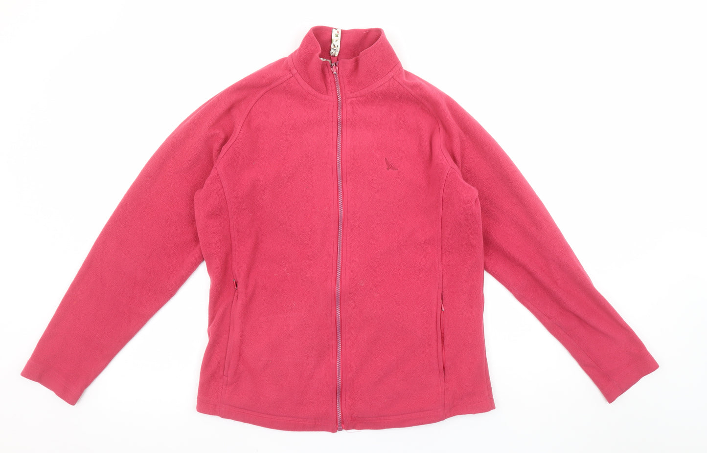 Hawkhead Women's Pink Fleece Full Zip Jacket Size 14