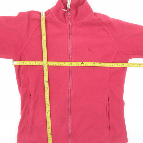 Hawkhead Women's Pink Fleece Full Zip Jacket Size 14