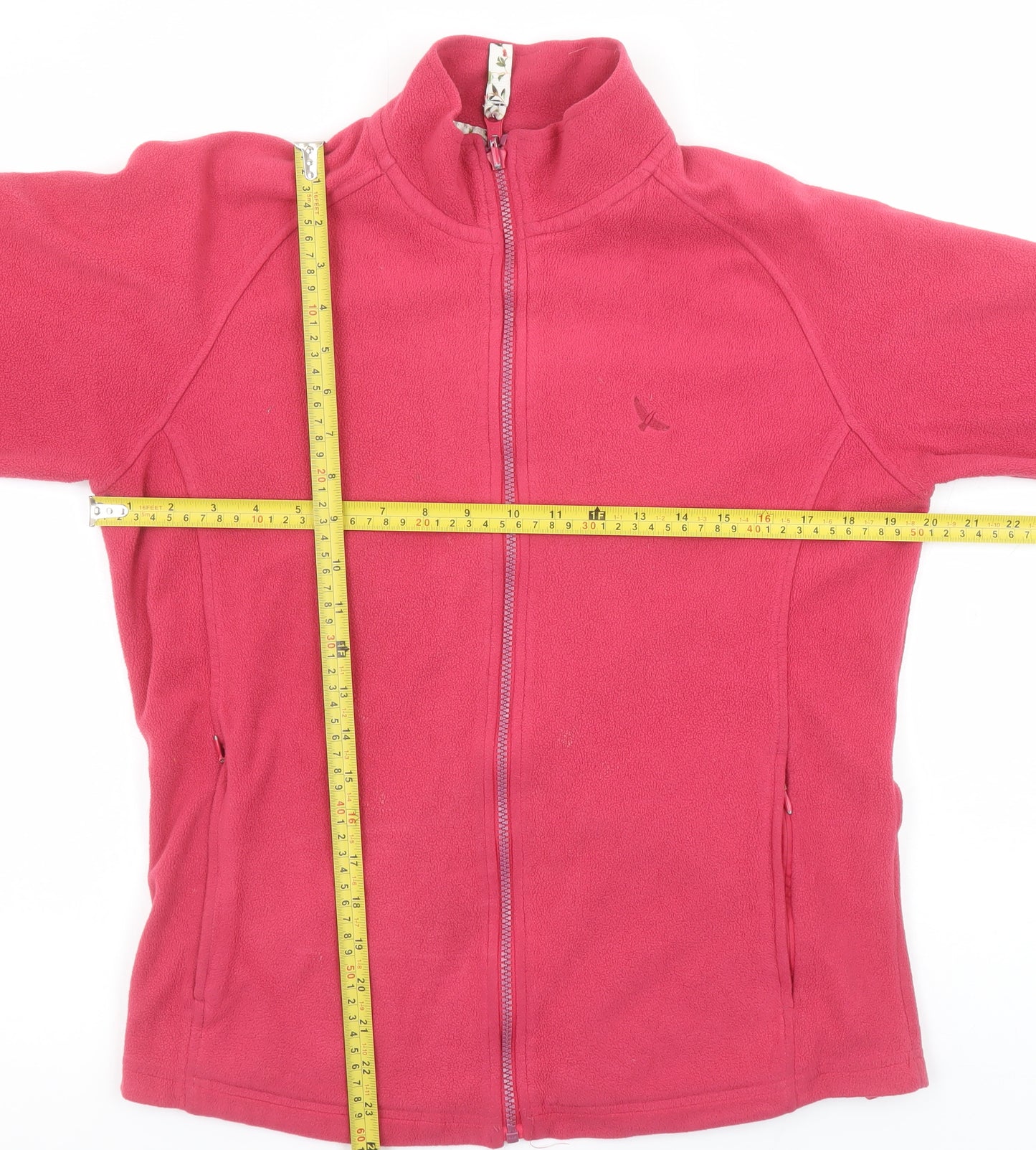 Hawkhead Women's Pink Fleece Full Zip Jacket Size 14