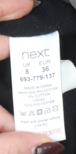 Next Women’s Grey Floral Hooded Anorak Jacket Size 8
