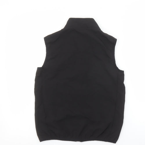 Alpyrex Boys Black Softshell Sleeveless Bodywarmer M Outdoor Hiking Vest