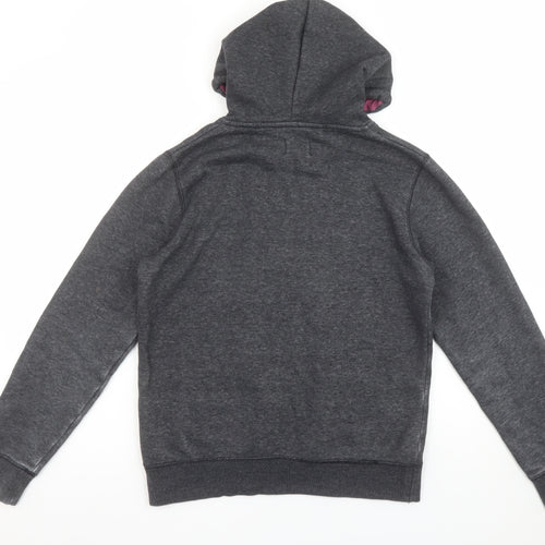 Saltrock Womens Grey Hoodie Size 8 Love Your Ocean Pullover Sweatshirt