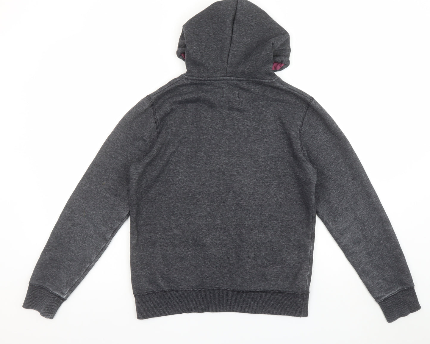 Saltrock Womens Grey Hoodie Size 8 Love Your Ocean Pullover Sweatshirt