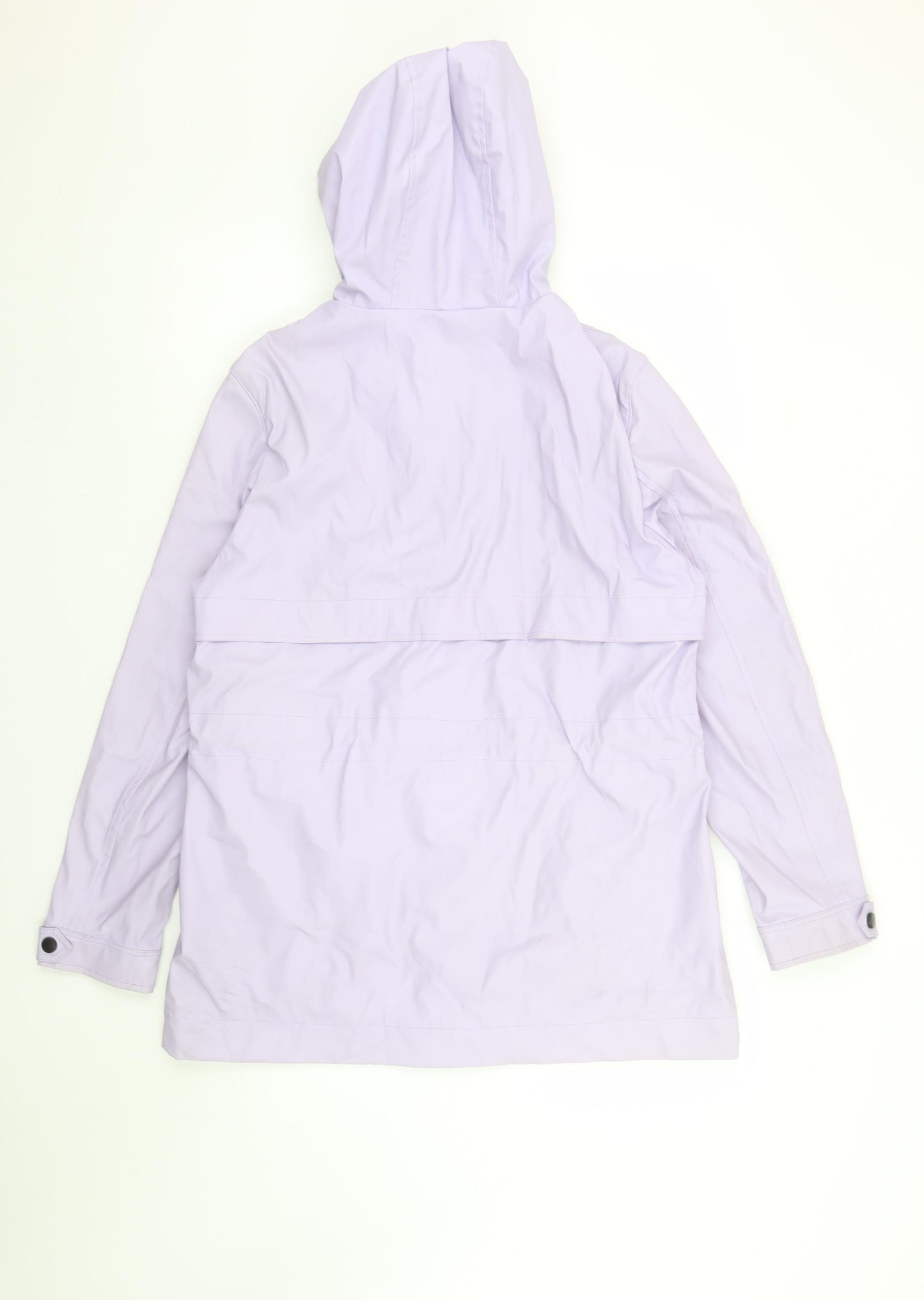 Next Women's Lilac Waterproof Hooded Parka Jacket Size 12