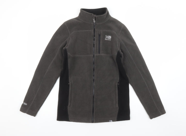 Karrimor Boys Grey 13 Years Fleece Jacket Full Zip Outdoor 300 Weight