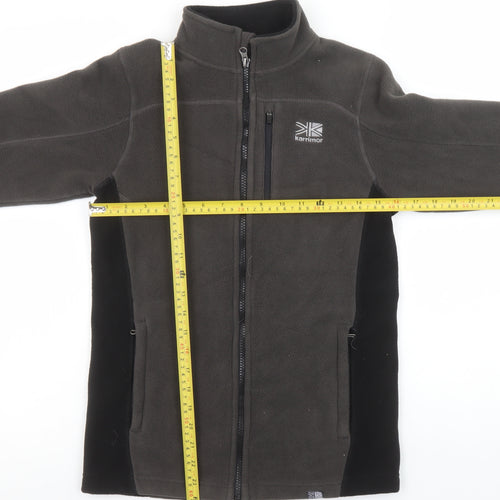 Karrimor Boys Grey 13 Years Fleece Jacket Full Zip Outdoor 300 Weight