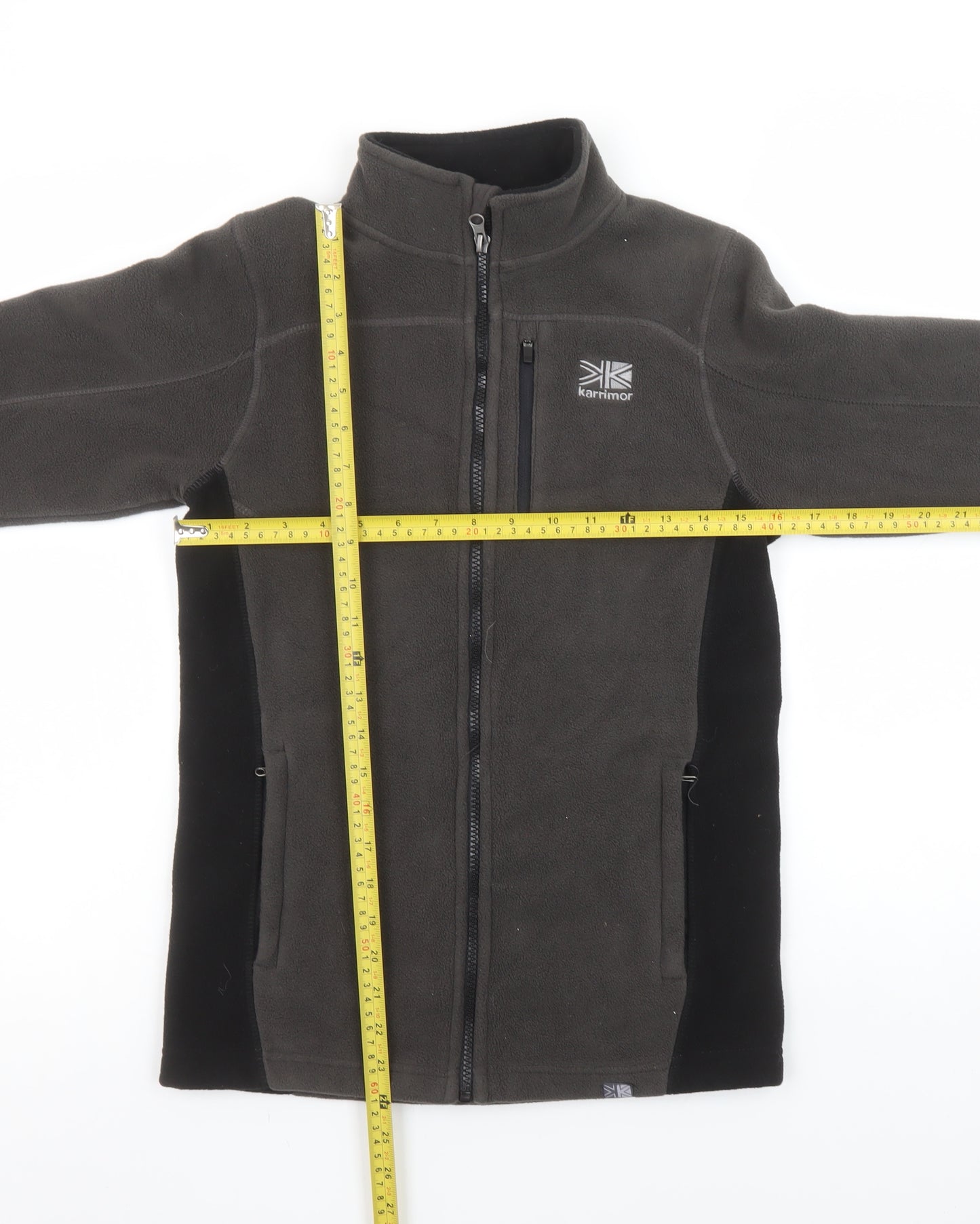 Karrimor Boys Grey 13 Years Fleece Jacket Full Zip Outdoor 300 Weight