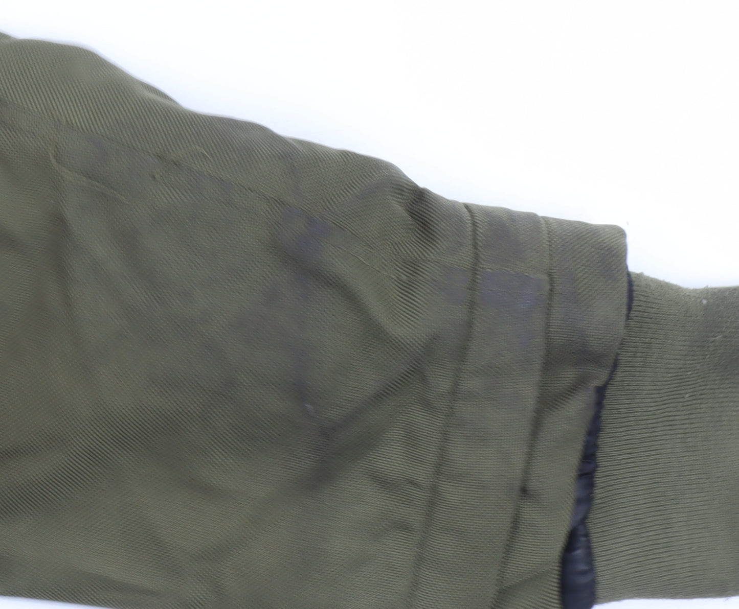 INDICODE Men's Green S Hooded Parka Jacket Winter Warm Lined Polyester