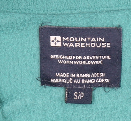 Mountain Warehouse Women’s Green Fleece Pullover 1/4 Zip Sweatshirt Size S