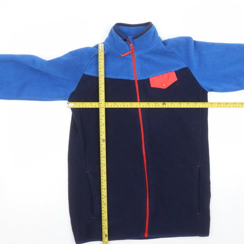 Mountain Warehouse Boys Blue Fleece Full Zip Jacket Size 13 Years