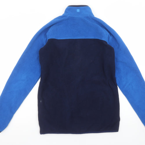 Mountain Warehouse Boys Blue Fleece Full Zip Jacket Size 13 Years