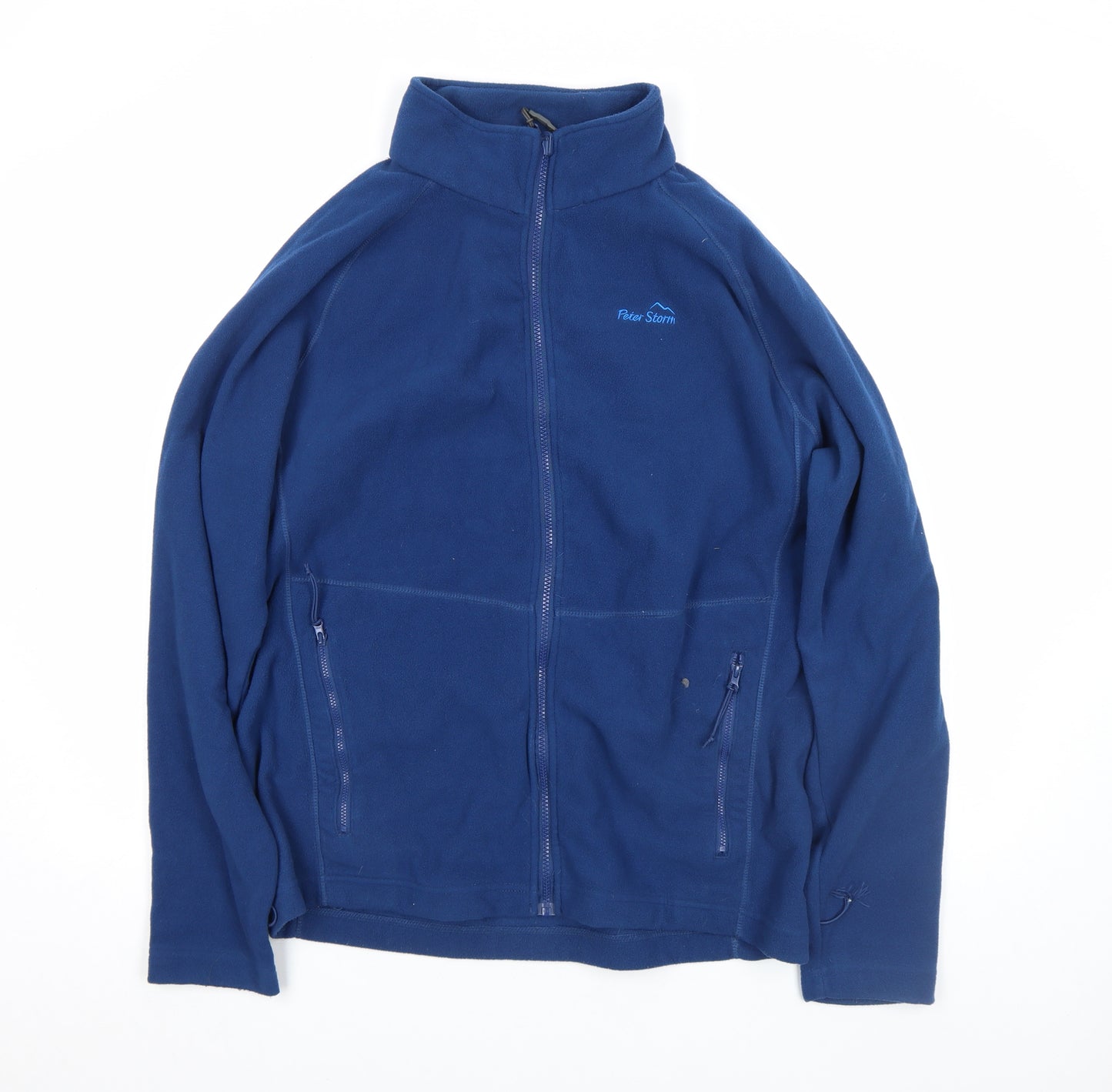 Peter Storm Men's Blue Full Zip Fleece Jacket Size L Outdoor Sweatshirt